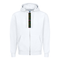 White Halloween Key Fob Zipper Hoodie - BundleAndBundleShop