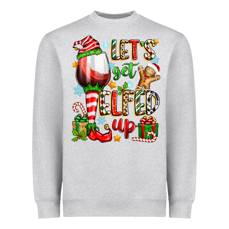 Let's Get Elfed Up Heavyweight Sweatshirt by Zillion Design Studio | Teevron