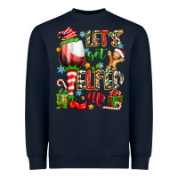 Navy let's get elfed up Heavyweight Sweatshirt - Zillion Design Studio