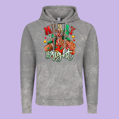 Vintage Hoodie Merry and bright black girl sneakers