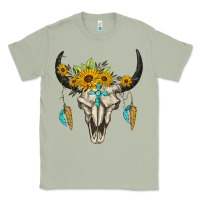 Matcha bull skull western Classic Tee - BarkalooDesign