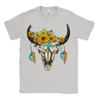 Moon Dust bull skull western Classic Tee - BarkalooDesign