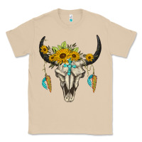 Mushroom bull skull western Classic Tee - BarkalooDesign