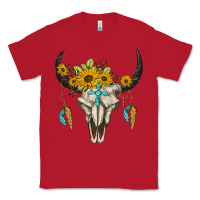 Red bull skull western Classic Tee - BarkalooDesign