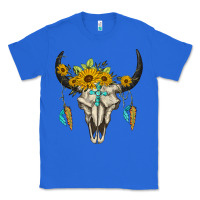 True Royal bull skull western Classic Tee - BarkalooDesign