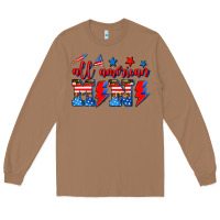 Toasted Coconut all american mimi Long Sleeve Tee - AdoDesignShop
