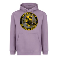 Lavender the first team 1st cavalry division Heavyweight Hoodie - Jasminsmagicworld