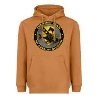 Meerkat the first team 1st cavalry division Heavyweight Hoodie - Jasminsmagicworld