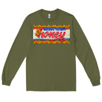 Army Green american honey sunflower license plate Long Sleeve Tee - HRA Design Shop
