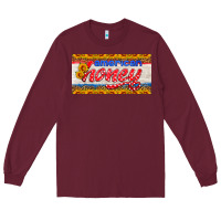 Burgundy american honey sunflower license plate Long Sleeve Tee - HRA Design Shop