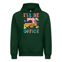 Forest Green i'll be in my office Urban Hoodie - Artiststas