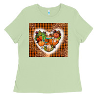 Matcha western fall heart Ladies Tee - AdoDesignShop