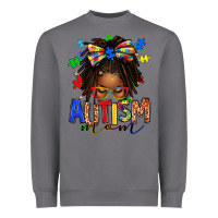 Storm autism mom afro locs messy bun Heavyweight Sweatshirt - texasbilliewilder
