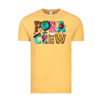 Vintage Mustard para crew Vintage Tee - texasbilliewilder