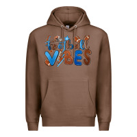 Chestnut football vibes Premium Hoodie - MaliasSmallBusiness