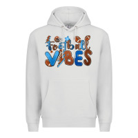 Dove Grey football vibes Premium Hoodie - MaliasSmallBusiness