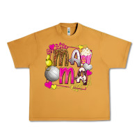 Peanut Butter mama volleyball with popcorn Urban Heavy Tee - texasbilliewilder