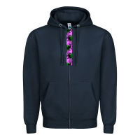 Navy Halloween Key Fob Zipper Hoodie - BundleAndBundleShop