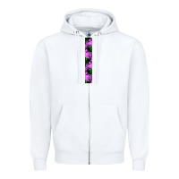 White Halloween Key Fob Zipper Hoodie - BundleAndBundleShop