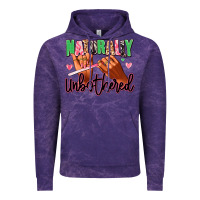 Cloud Purple Naturally unbothered afro nails Vintage Hoodie - RanaPortraitStore