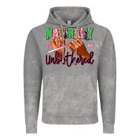 Cloud Rock Naturally unbothered afro nails Vintage Hoodie - RanaPortraitStore