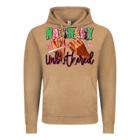 Vintage Camel Naturally unbothered afro nails Vintage Hoodie - RanaPortraitStore