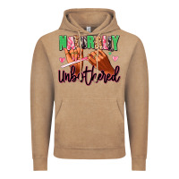 Vintage Coffee Naturally unbothered afro nails Vintage Hoodie - RanaPortraitStore
