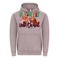Naturally Unbothered Afro Nails Vintage Hoodie | Teevron