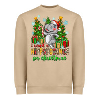 Mushroom i want a hippopotamus for christmas Heavyweight Sweatshirt - Zillion Design Studio