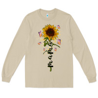 Mushroom mama sunflower Long Sleeve Tee - RacoonDesign