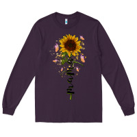 Plum mama sunflower Long Sleeve Tee - RacoonDesign