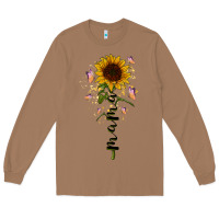 Toasted Coconut mama sunflower Long Sleeve Tee - RacoonDesign