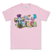 Bubblegum Pink Easter Day He is risen Classic Tee - OliviaCreatesArt