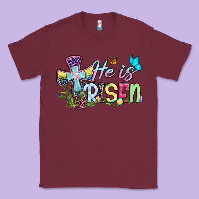 Easter Day He Is Risen Classic Tee Designed By Oliviacreatesart