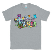 Heather Grey Easter Day He is risen Classic Tee - OliviaCreatesArt