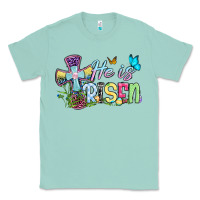 Seafoam Easter Day He is risen Classic Tee - OliviaCreatesArt
