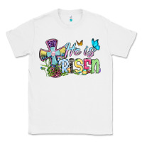 White Easter Day He is risen Classic Tee - OliviaCreatesArt