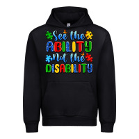Black see the ability not the disability Urban Hoodie - Artiststas