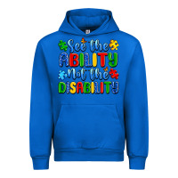 Cobalt see the ability not the disability Urban Hoodie - Artiststas