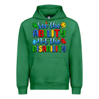 Emerald see the ability not the disability Urban Hoodie - Artiststas