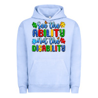 Pigment Grape Ice see the ability not the disability Urban Hoodie - Artiststas