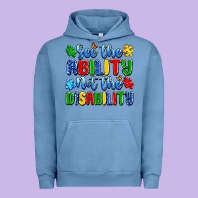 See The Ability Not The Disability Urban Hoodie Designed By Artiststas