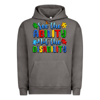 Pigment Tornado see the ability not the disability Urban Hoodie - Artiststas
