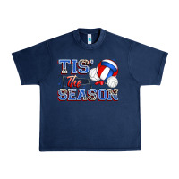 Navy tis' the season volleyball Urban Heavy Tee - Zillion Design Studio