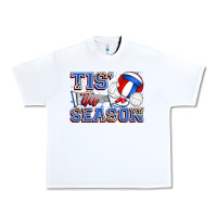 White tis' the season volleyball Urban Heavy Tee - Zillion Design Studio