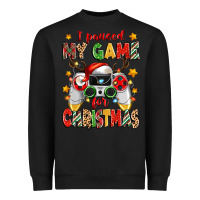Black i paused my game for christmas Heavyweight Sweatshirt - Zillion Design Studio