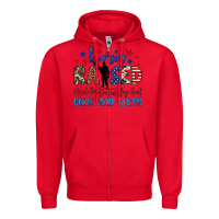 Red born raised and protected by god guns and glory Zipper Hoodie - JahusDesignShop
