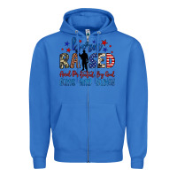 True Royal born raised and protected by god guns and glory Zipper Hoodie - JahusDesignShop