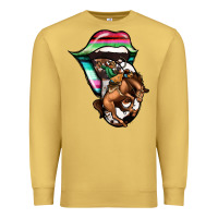 Antique Gold Serape Cowboy Tongue Premium Sweatshirt - Jasminsmagicworld