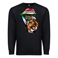 Black Serape Cowboy Tongue Premium Sweatshirt - Jasminsmagicworld